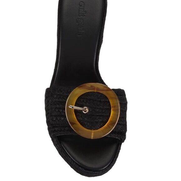 Cult Gaia Cleia Raffia Espadrille Platform Mules — Women’s US 7.5 New In Box - Picture 9 of 9